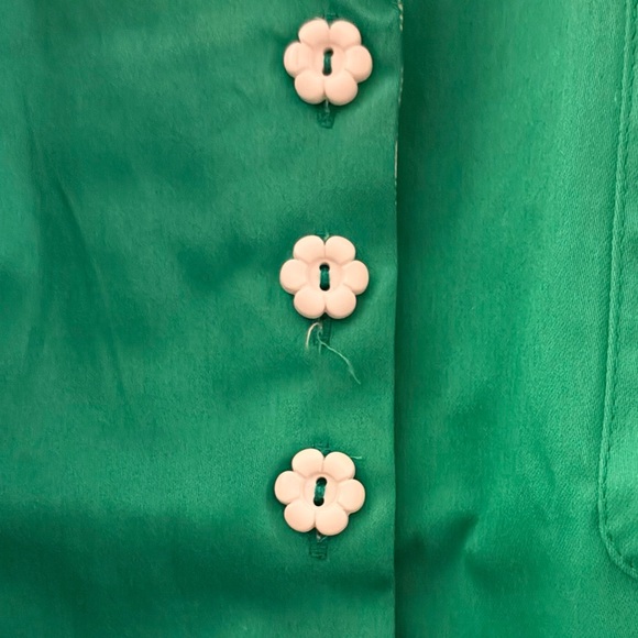 Disney x Unique Vintage Thumper Green Gingham Romper NWT Size L - Picture 7 of 8